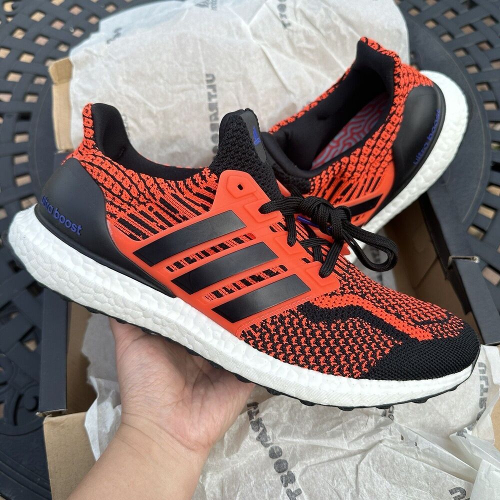 adidas Athletic Shoes - Black and Orange